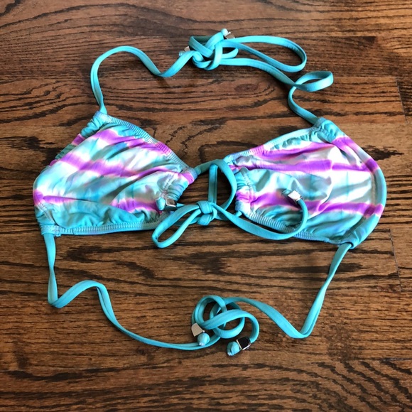Gypsy 05 Swim New Gypsy 5 Tie Dye Keyhole Bikini Top Poshmark
